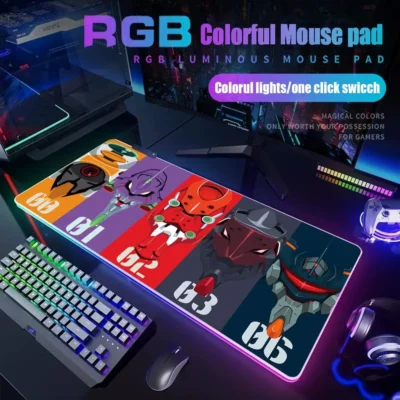 Evangelion Durable Surface RBG Mouse Pad