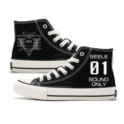 Evangelion Eva Classic Anime High Top Canvas