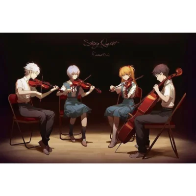 Evangelion Aesthetic Anime Poster