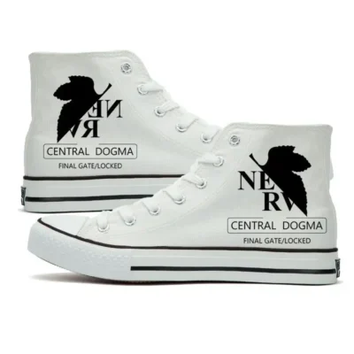 Evangelion Eva Unisex Anime High Top Canvas