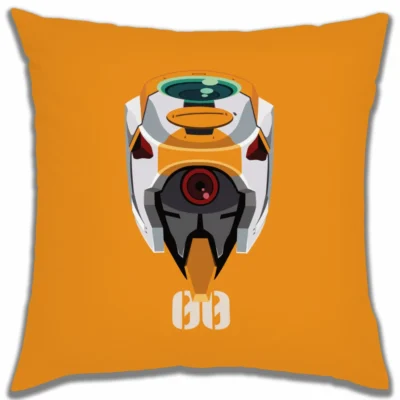 Evangelion Colorful Cartoon Throw Pillow