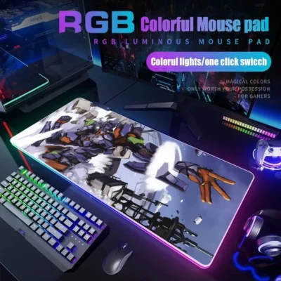 Evangelion EVA Backlight LED RBG Mouse Pad
