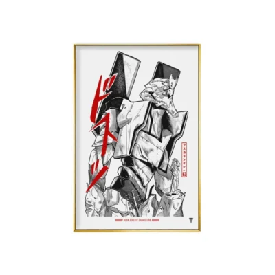 Evangelion Flat Design Wall Art