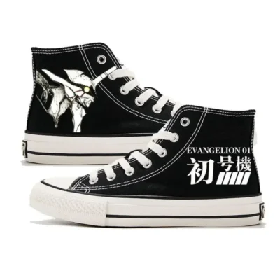 Evangelion Eva Casual Anime High Top Canvas