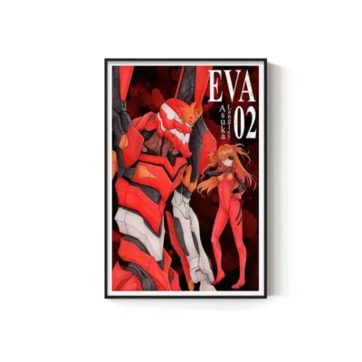 Evangelion Aesthetic Anime Wall Art