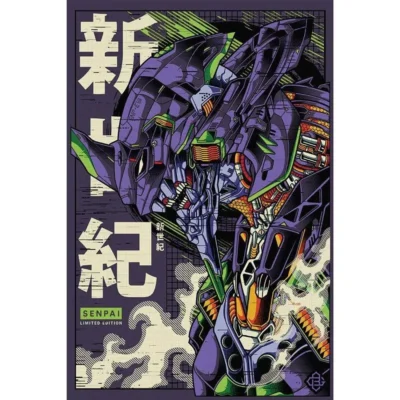 Evangelion Simple Anime Poster