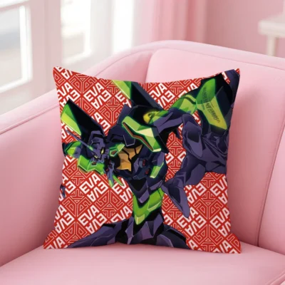 Evangelion Premium Anime Throw Pillow
