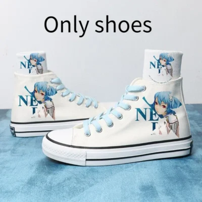 Evangelion Eva Comfortable Anime High Top Canvas