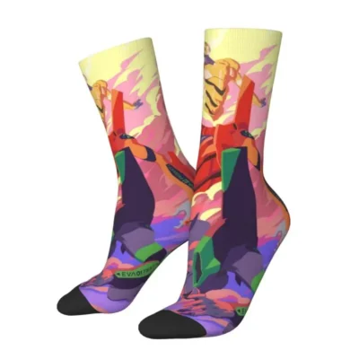 Hot Evangelion Unisex Anime Sock
