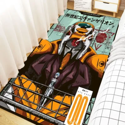 Neon Genesis Evangelion Japanese Anime Rugs