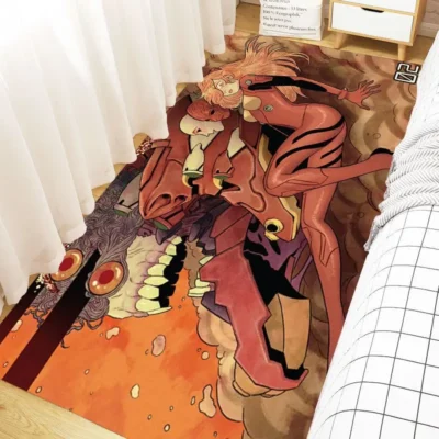 Neon Genesis Evangelion Cartoon Rugs