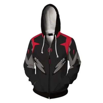 Evangelion Cartoon Zipper Hoodie
