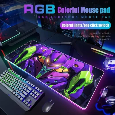 Evangelion EVA Stylish Setup RBG Mouse Pad