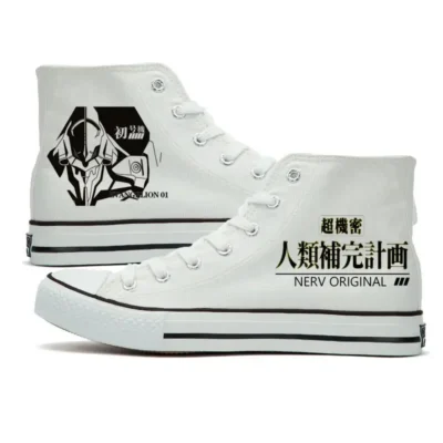 Evangelion Eva Cool Anime High Top Canvas