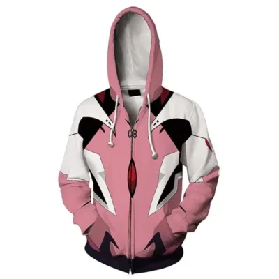 Evangelion Anime Zipper Hoodie