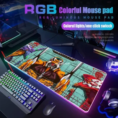 Evangelion Anime Extended Size RBG Mouse Pad