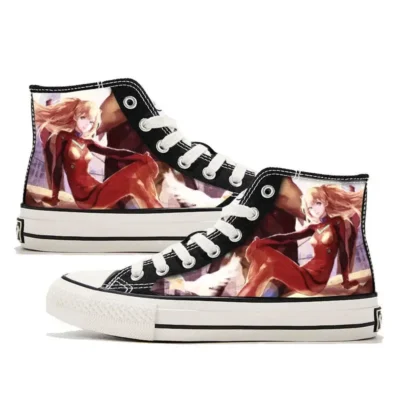Evangelion Eva Daily Wear Anime High Top Canvas