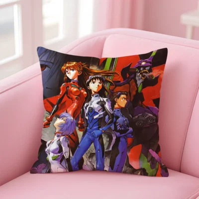 Evangelion Soft Plush Throw Pillow