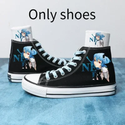 Evangelion Eva High Quality Anime High Top Canvas