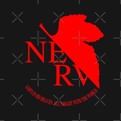 Alternative view of Nerv Logo Neon Genesis Evangelion Tote Bag