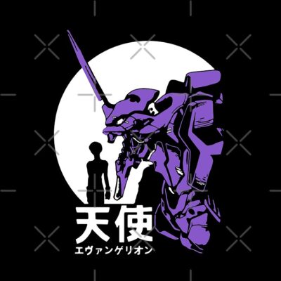 Alternative view of Neon Genesis Evangelion Retro Vintage Tote Bag