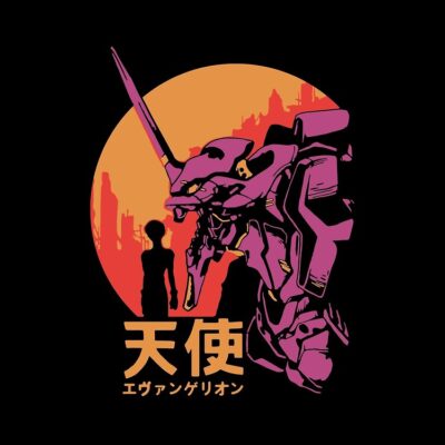 Alternative view of Neon Genesis Evangelion Retro Tshirt Tote Bag