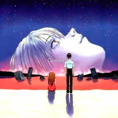 Alternative view of 8K The End Of Evangelion Tote Bag