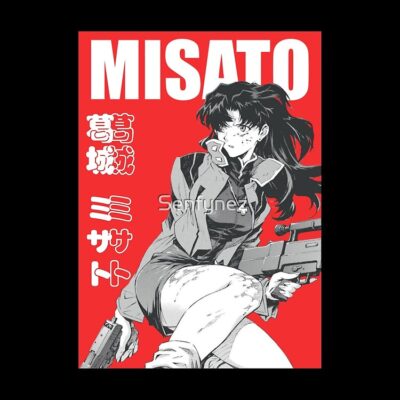 Alternative view of Misato Katsuragi Black Ver Tote Bag