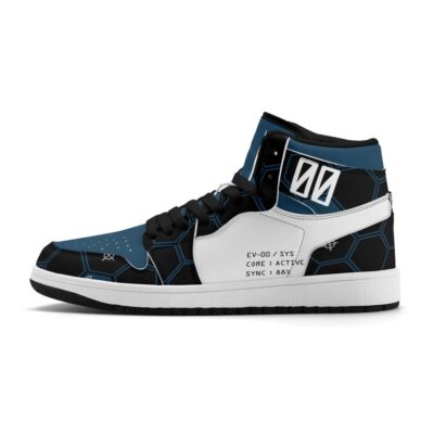 Alternative view of Rei Ayanami x Eva 00 - Neon Genesis Evangelion AJ1 Sneakers
