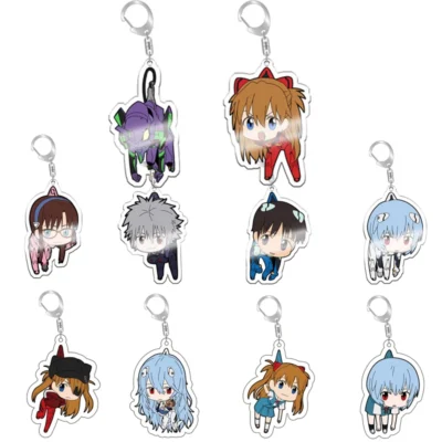 EVANGELION Acrylic Figures Keychain