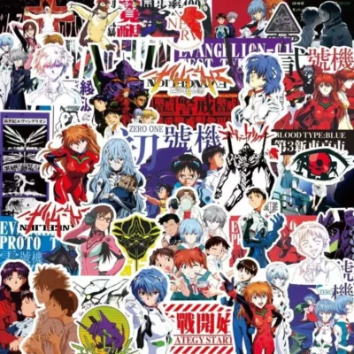 75pcs Evangelion EVA Rei Asuka Stickers