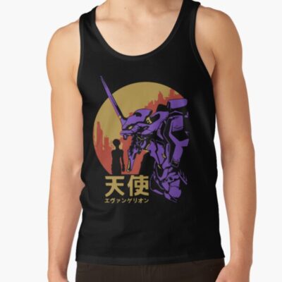 Hot Evangelion Retro Vintage Tank Top