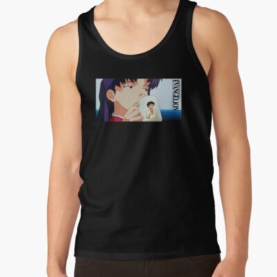 Shinji Ikari Misato Katsuragi Coffee Tank Top