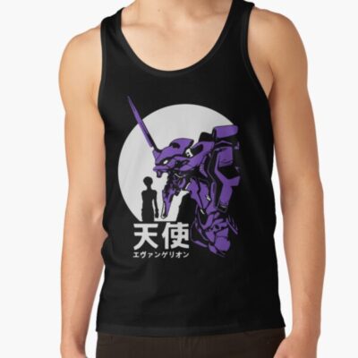 Hot Neon Genesis Evangelion Retro Vintage Tank Top