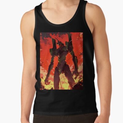 Evangelion Unit 01 Anime Mecha Apocalyptic Action Chaos Tank Top