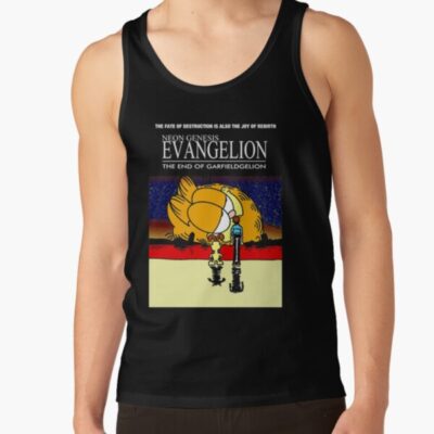 Neon Genesis Evangelion Garfield Tank Top