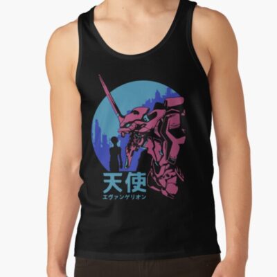 New Neon Genesis Evangelion Retro Vintage Tank Top