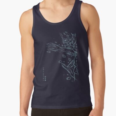 Alternative view of Eva Unit 01 Breakout Neon Genesis Evangelion Tank Top