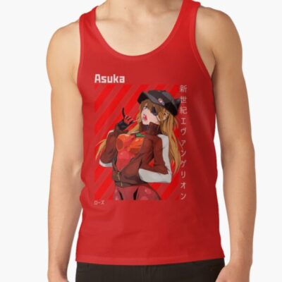Alternative view of Asuka Langley Soryu Neon Genesis Evangelion Tank Top