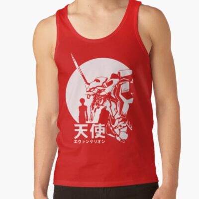 Alternative view of Neon Genesis Evangelion Retro Vintage Tank Top