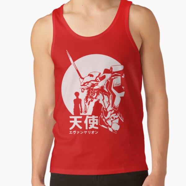 Neon Genesis Evangelion Retro Vintage Tank Top - Image 2