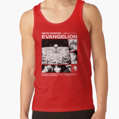 Alternative view of Rei Ayanami Evangelion Aesthetic Tank Top
