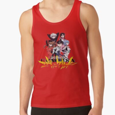 Alternative view of Evangelion Rebuild Group Tank Top
