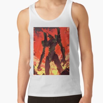 Alternative view of Evangelion Unit 01 Anime Mecha Apocalyptic Action Chaos Tank Top