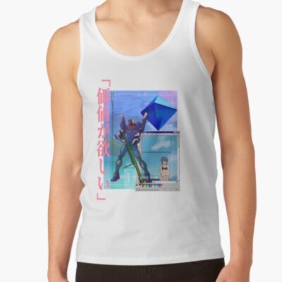 Rei Ayanami Vaporwave Tank Top