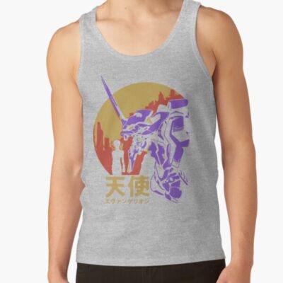 Alternative view of Hot  Evangelion Retro Vintage Tank Top