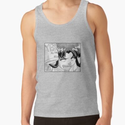 Alternative view of Drunk Misato Evangelion Anime Tank Top