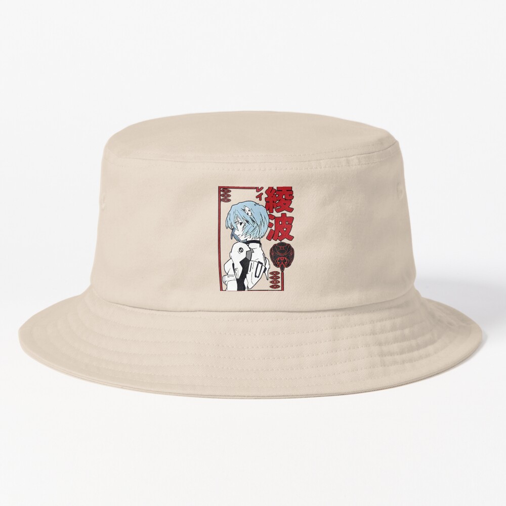 Rei Ayanami Red Style Bucket Hat