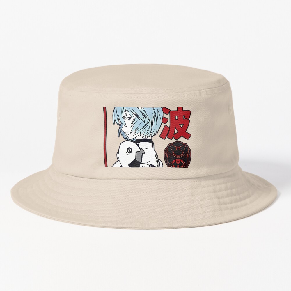 Rei Ayanami Red Style Bucket Hat