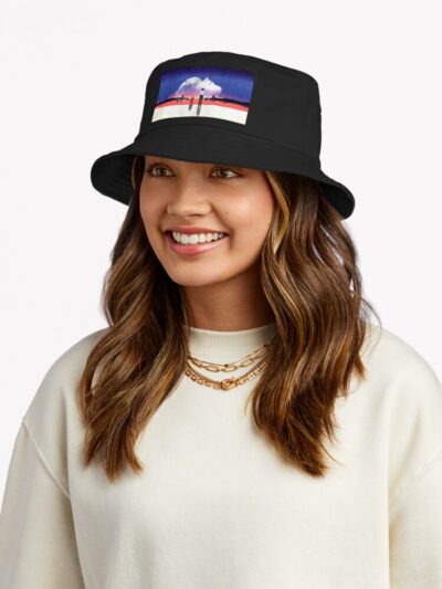 Alternative view of 8K The End Of Evangelion Bucket Hat